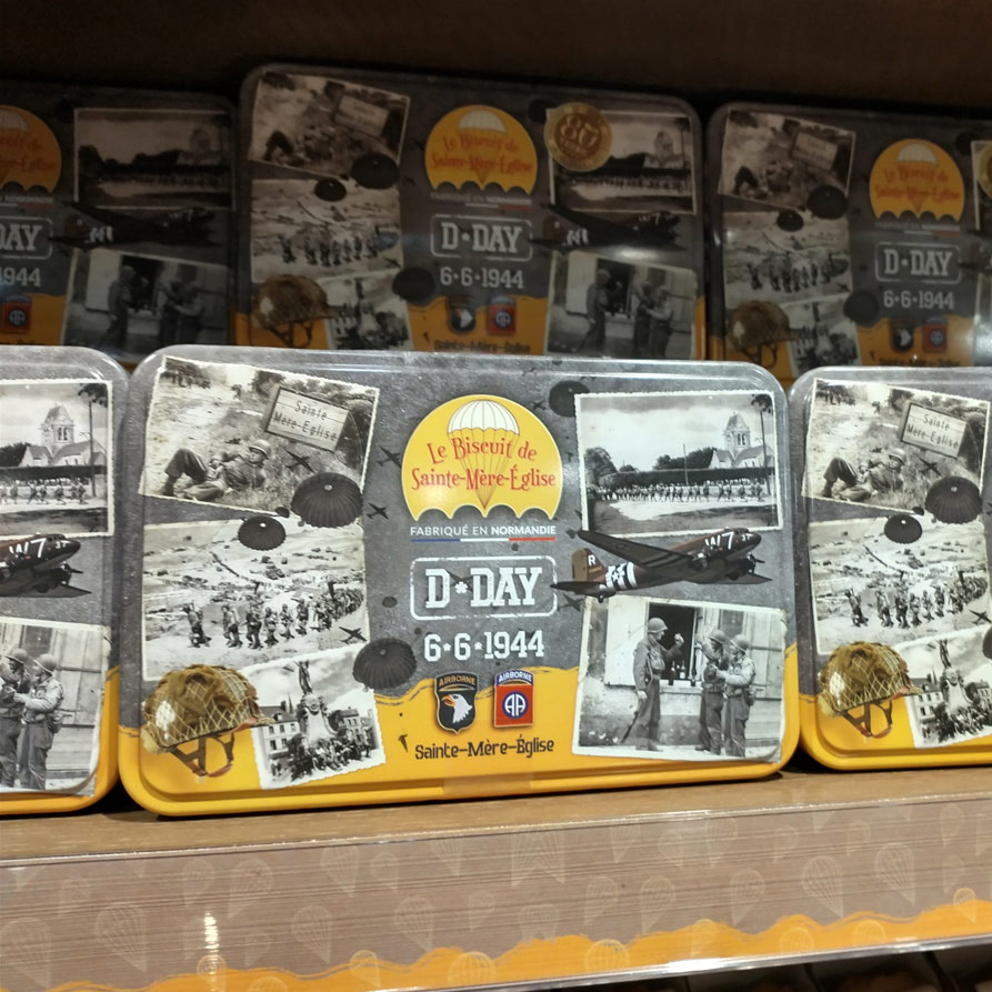 Le-biscuit-de-Sainte-Mere-Eglise-80eme-debarquement