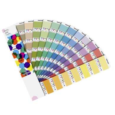 image d'une charte de couleurs pantone, utilisée par Yunaima Oyola graphiste et web-designer, basée à Cherbourg-en-Cotentin